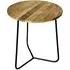 Ravi Round Side Table - Mango Wood