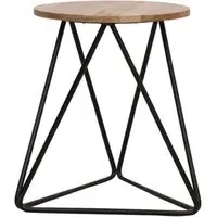 Ravi Round Stool - Mango Wood