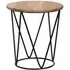 Ravi Small Round Accent Table - Mango Wood