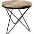 Ravi Star Round Accent Table - Mango Wood
