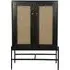 Tapola 2 Door Cabinet - Black, Mango Wood