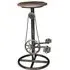 Wow Industrial Cycle Pedal Round Barstool
