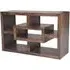 Yoga 110cm TV Unit with Multi Shelf - Walnut, Mango