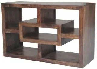 Yoga 110cm TV Unit with Multi Shelf - Walnut, Mango