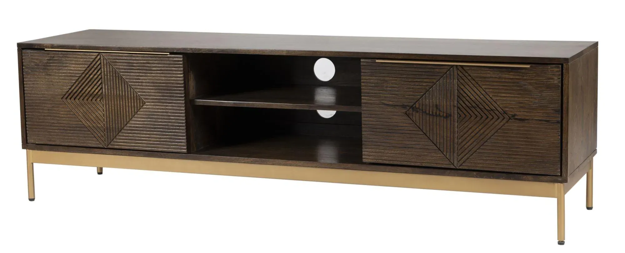 Zaine 160cm TV Unit - Walnut