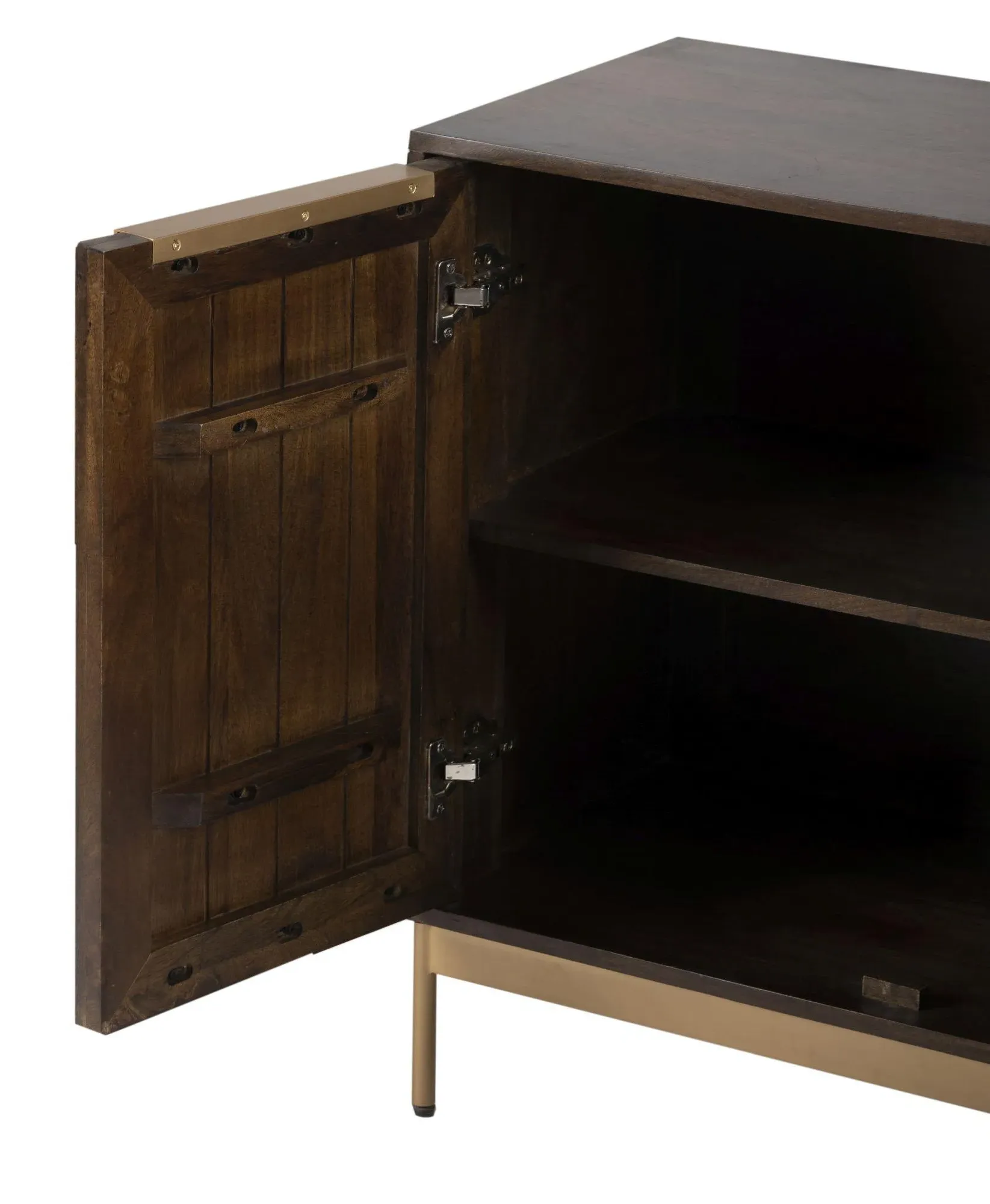 Zaine Small Sideboard - Dark Brown, Walnut