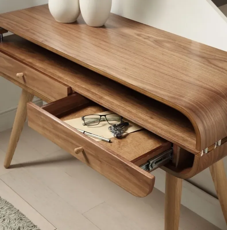 2 Drawer Console Table - Walnut