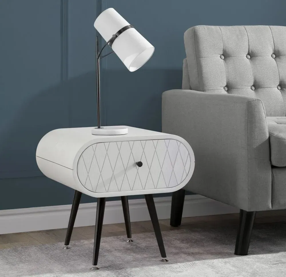 Astana Lamp Table - Grey Mist