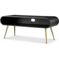 Auckland TV Stand - Black, Brass