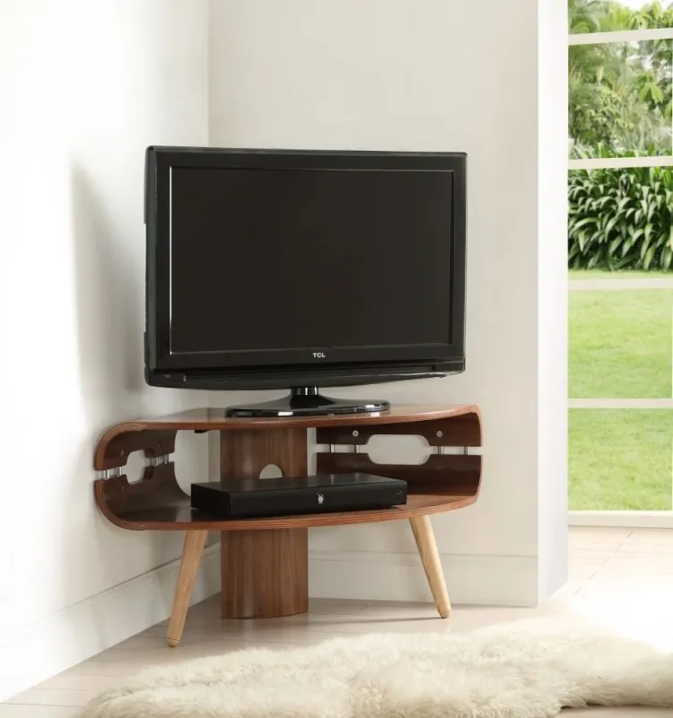 Corner TV Stand JF701 - Walnut