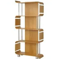 Curve Bookshelf BS201 - Oak