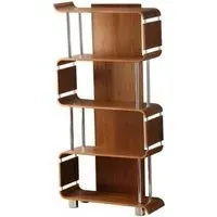 Curve Bookshelf BS201 - Walnut