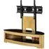 Curve Cantilever TV Stand - Oak