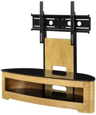 Curve Cantilever TV Stand - Oak