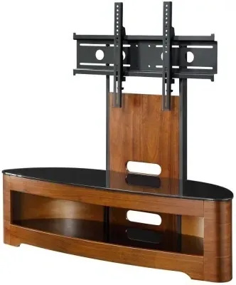 Curve Cantilever TV Stand - Walnut