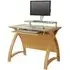 Curve Computer Desk PC201 900 - Oak