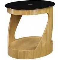 Curve Lamp Table - Oak