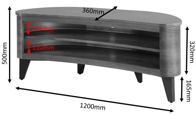 Florence TV Stand - Walnut