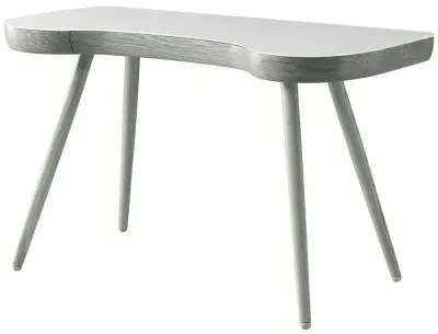 San Francisco Curved Executive Desk - Grey, White image