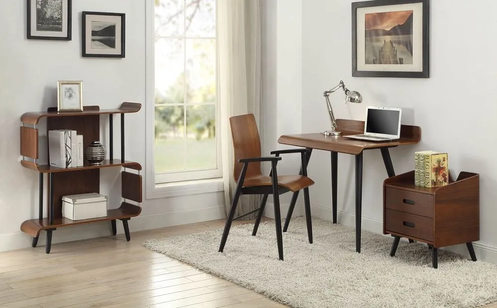 Vienna Short Bookcase PC611 - Walnut