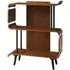 Vienna Short Bookcase PC611 - Walnut