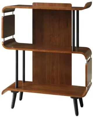 Vienna Short Bookcase PC611 - Walnut