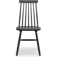 Alassio Spindle Back Dining Chair Set of 2 - Black