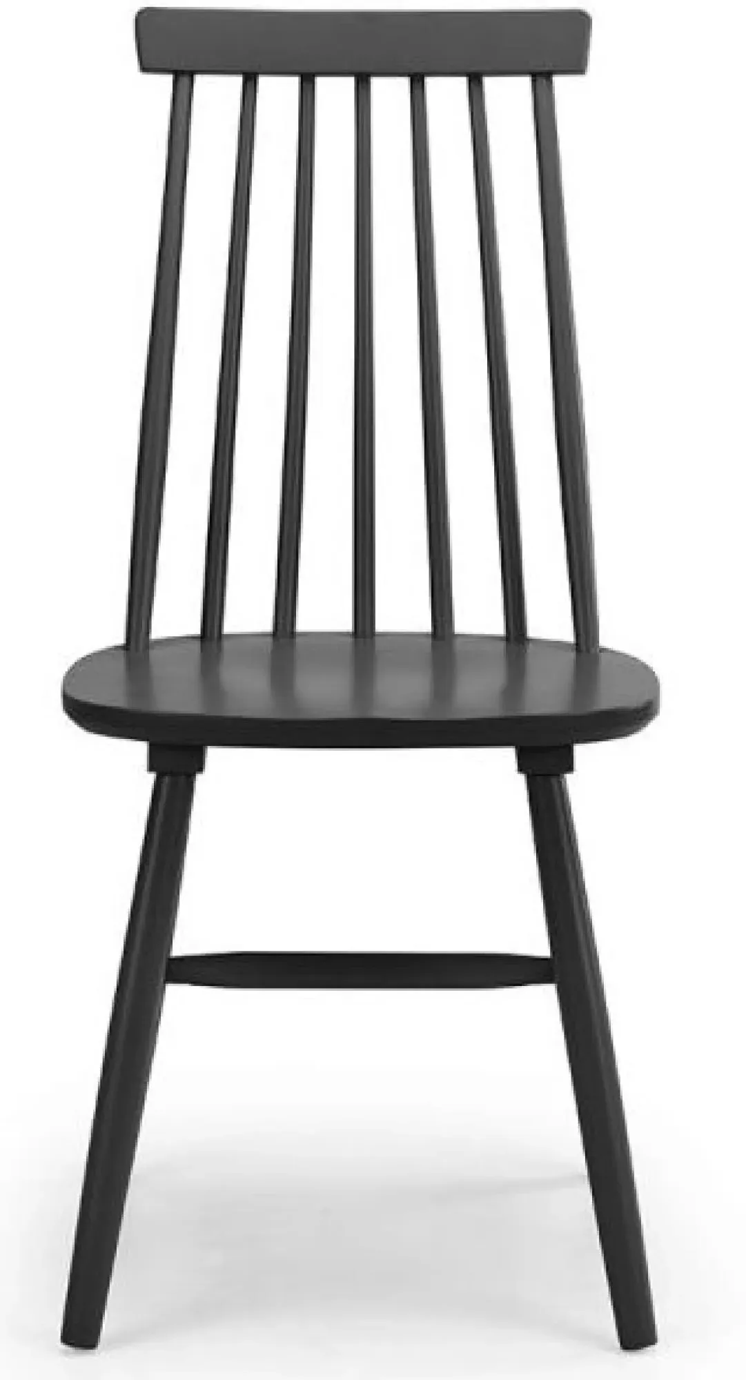 Alassio Spindle Back Dining Chair Set of 2 - Black