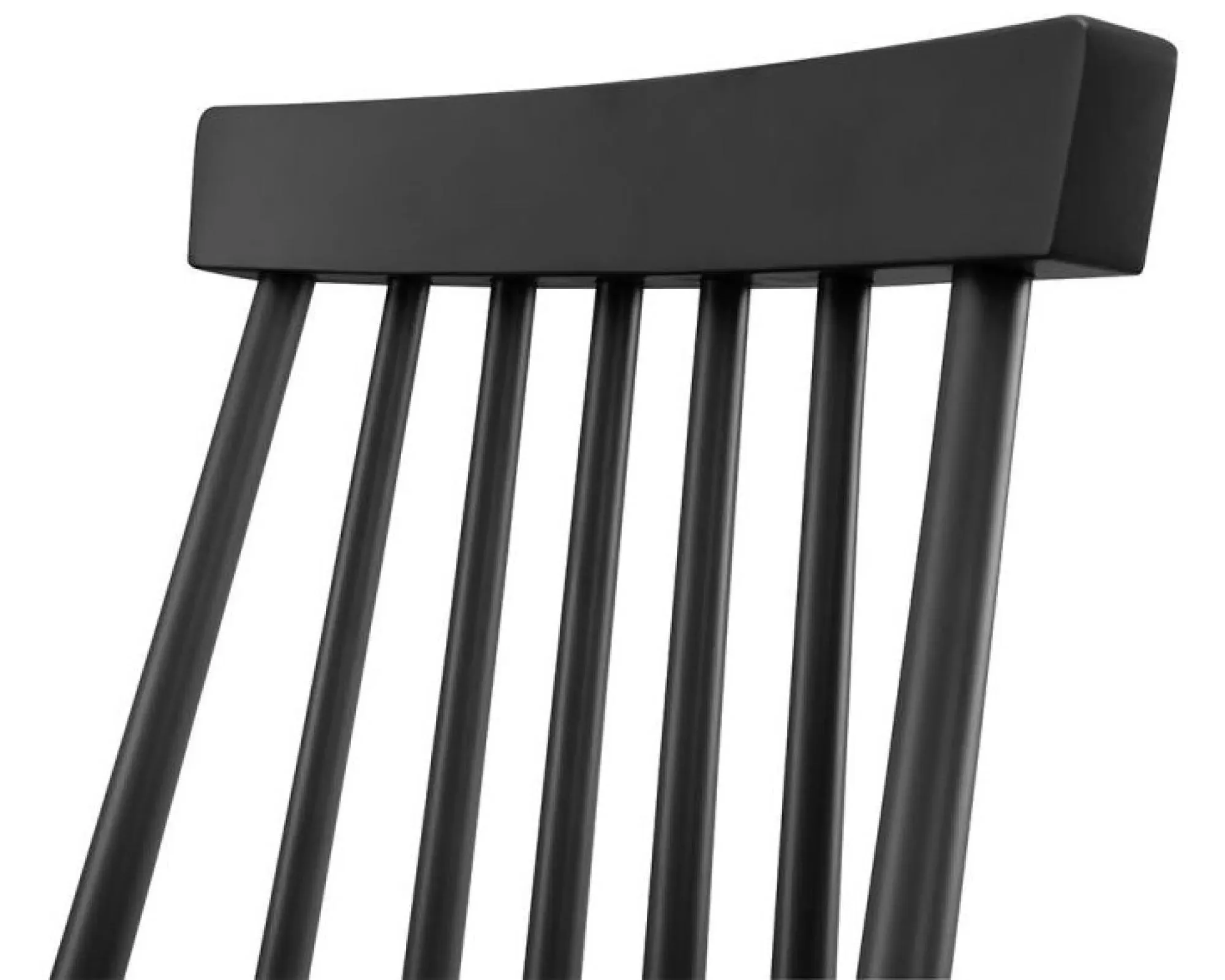 Alassio Spindle Back Dining Chair Set of 2 - Black