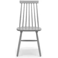 Alassio Spindle Back Dining Chair Set of 2 - Grey