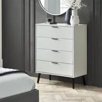 Alba 4 Drawer Chest - Grey