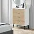 Alba 4 Drawer Chest - White, Oak