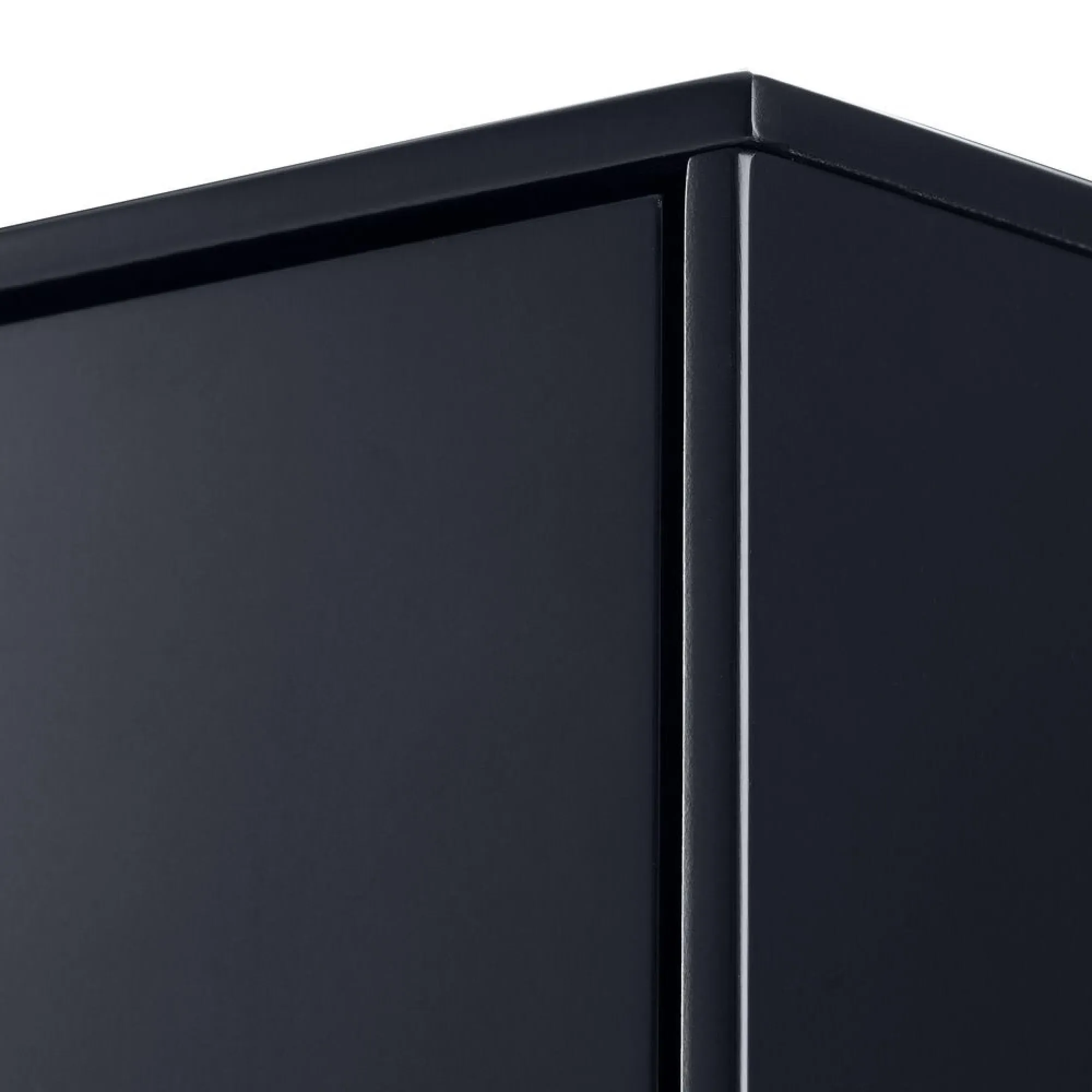 Alicia 5 Drawer Midi Chest - Black