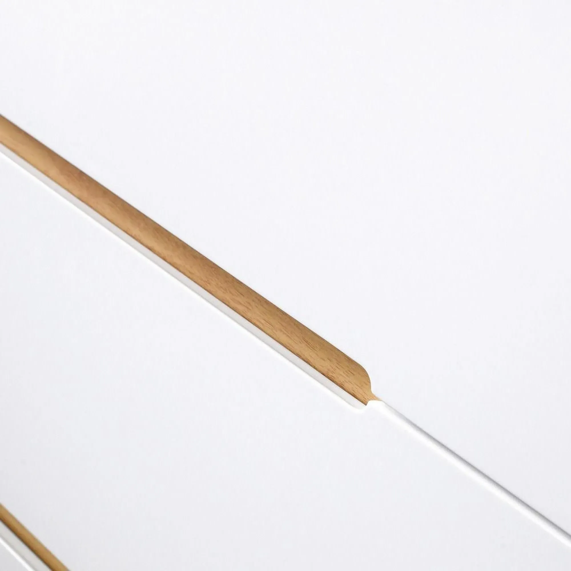 Alicia 5 Drawer Midi Chest - White