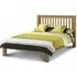 Amsterdam Low Footend Bed Frame - Light Oak