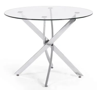 Anderson 2-Seater Round Dining Table - Glass image