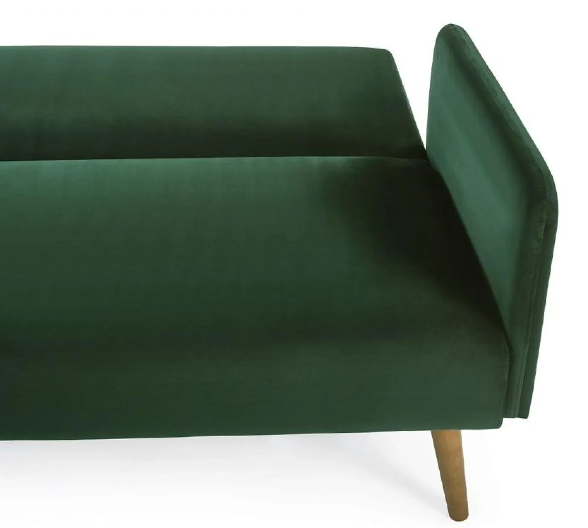 Andi 2-Seater Click Clack Sofa Bed - Green, Fabric