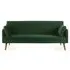 Andi 2-Seater Click Clack Sofa Bed - Green, Fabric