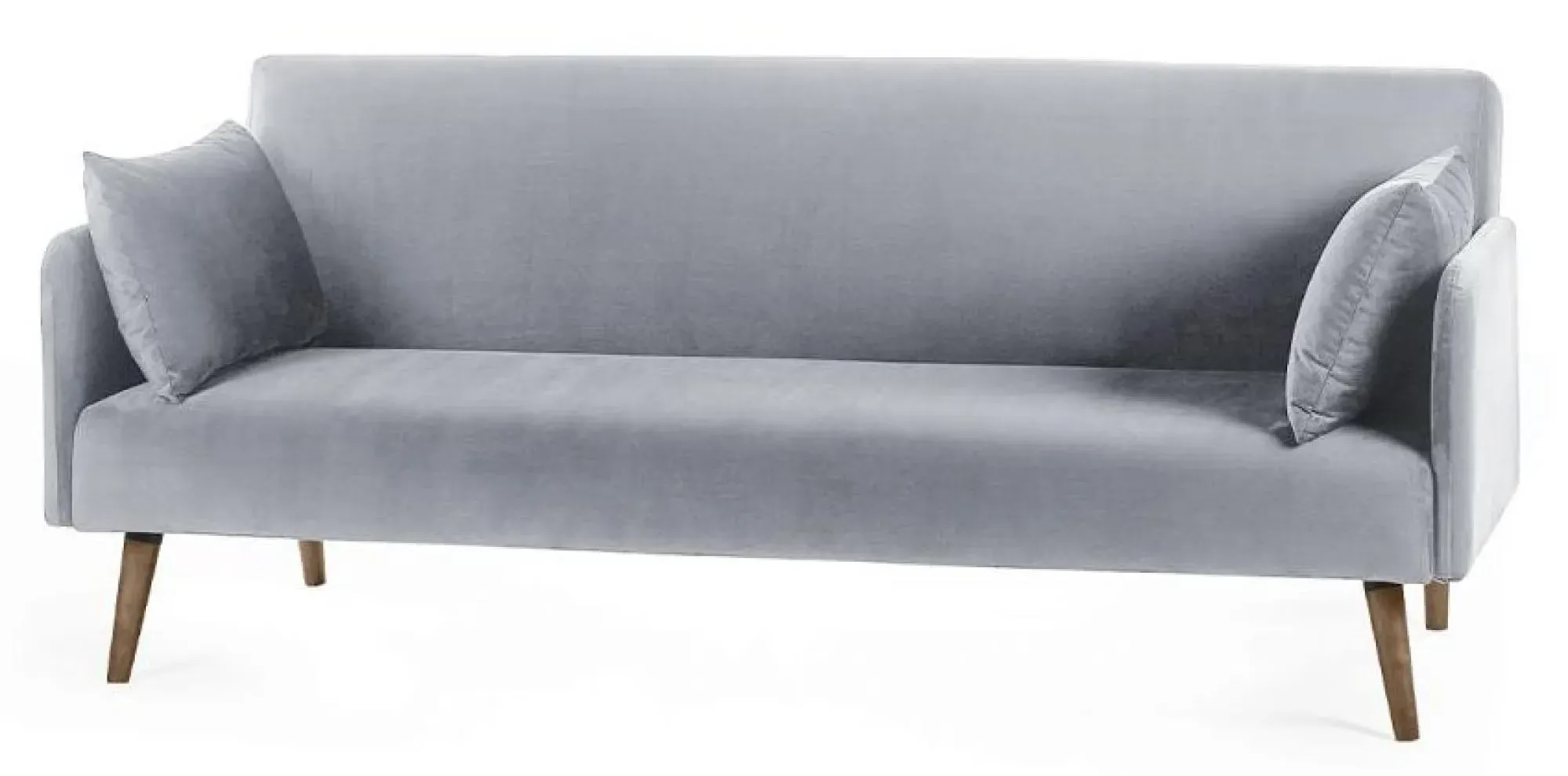 Andi 2-Seater Click Clack Sofa Bed - Grey, Fabric