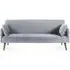 Andi 2-Seater Click Clack Sofa Bed - Grey, Fabric