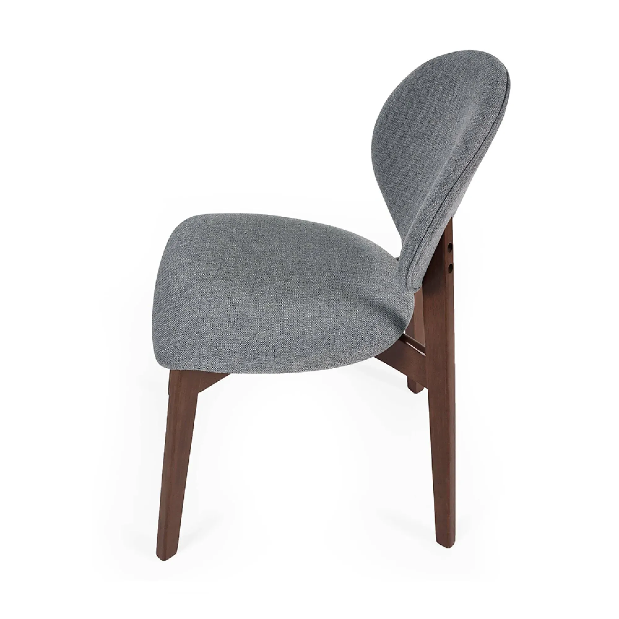 Artemis Dining Chairs Set of 2 - Grey, Walnut