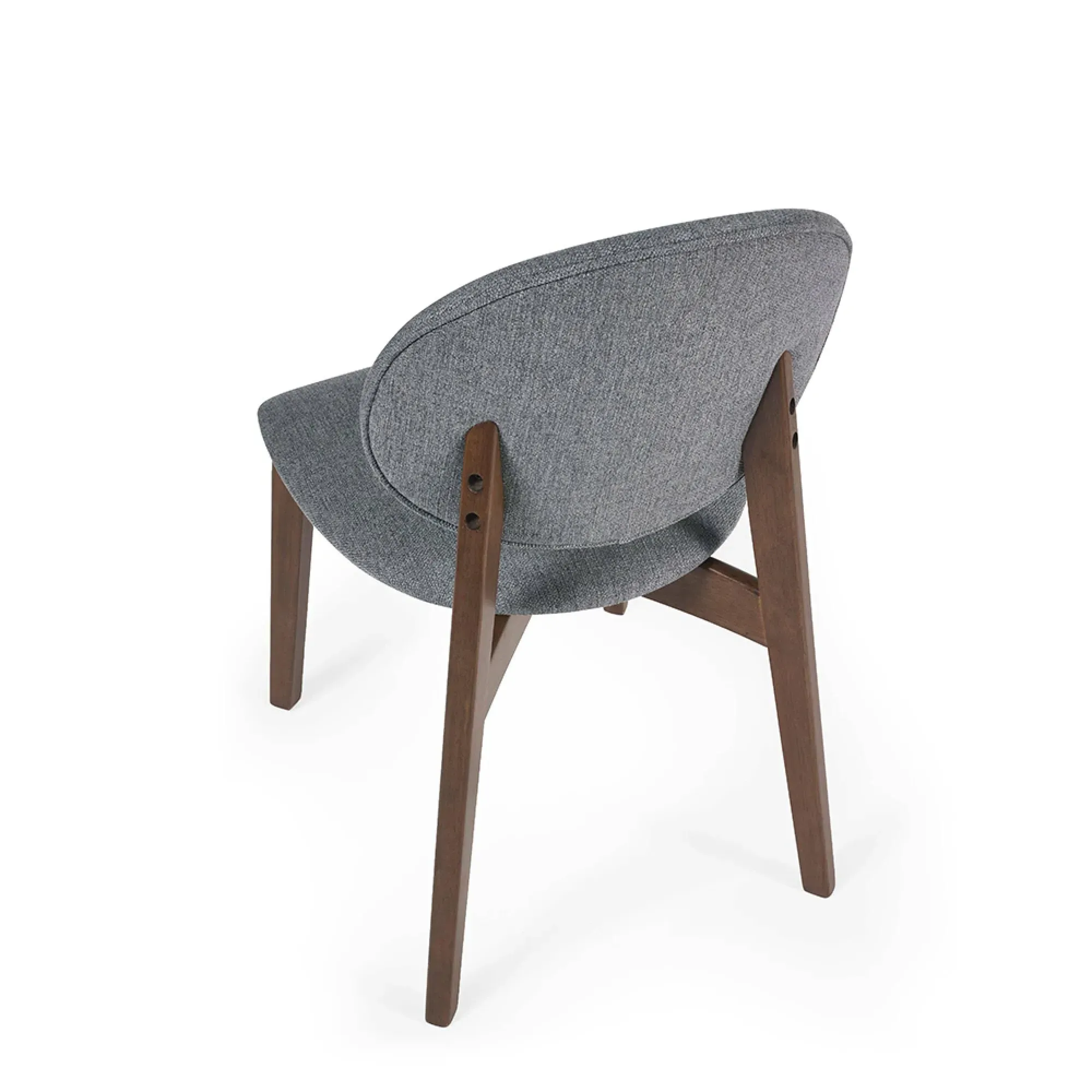 Artemis Dining Chairs Set of 2 - Grey, Walnut