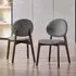 Artemis Dining Chairs Set of 2 - Grey, Walnut