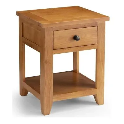 Astoria 1 Drawer Lamp Table - Oak
