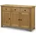 Astoria 3 Door Sideboard - Oak