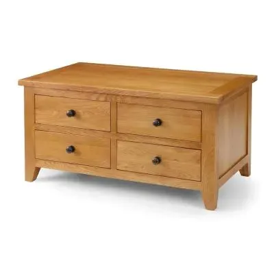 Astoria 4 Drawer Coffee Table - Oak image