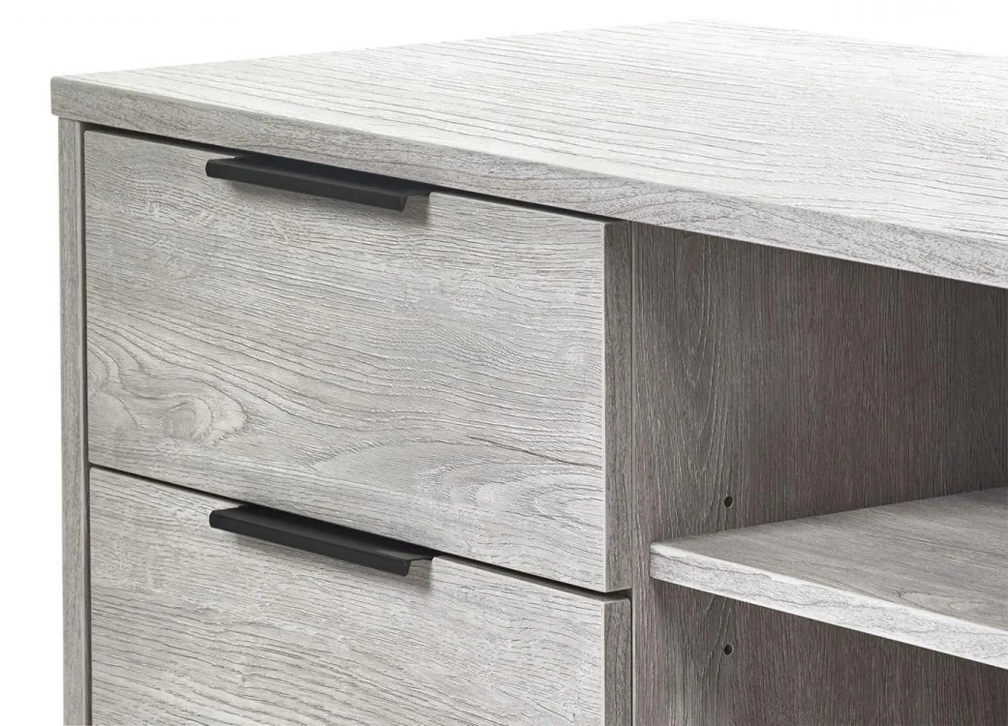 Bali 135cm TV Unit - Grey Oak