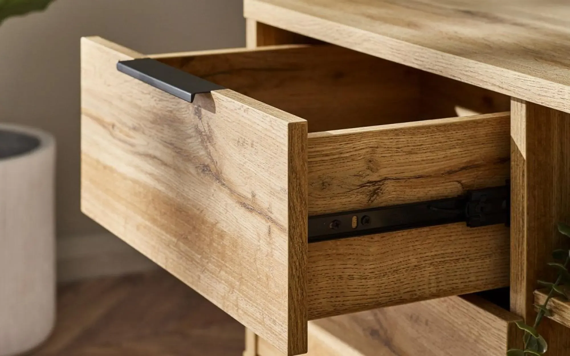 Bali 135cm TV Unit - Light Oak