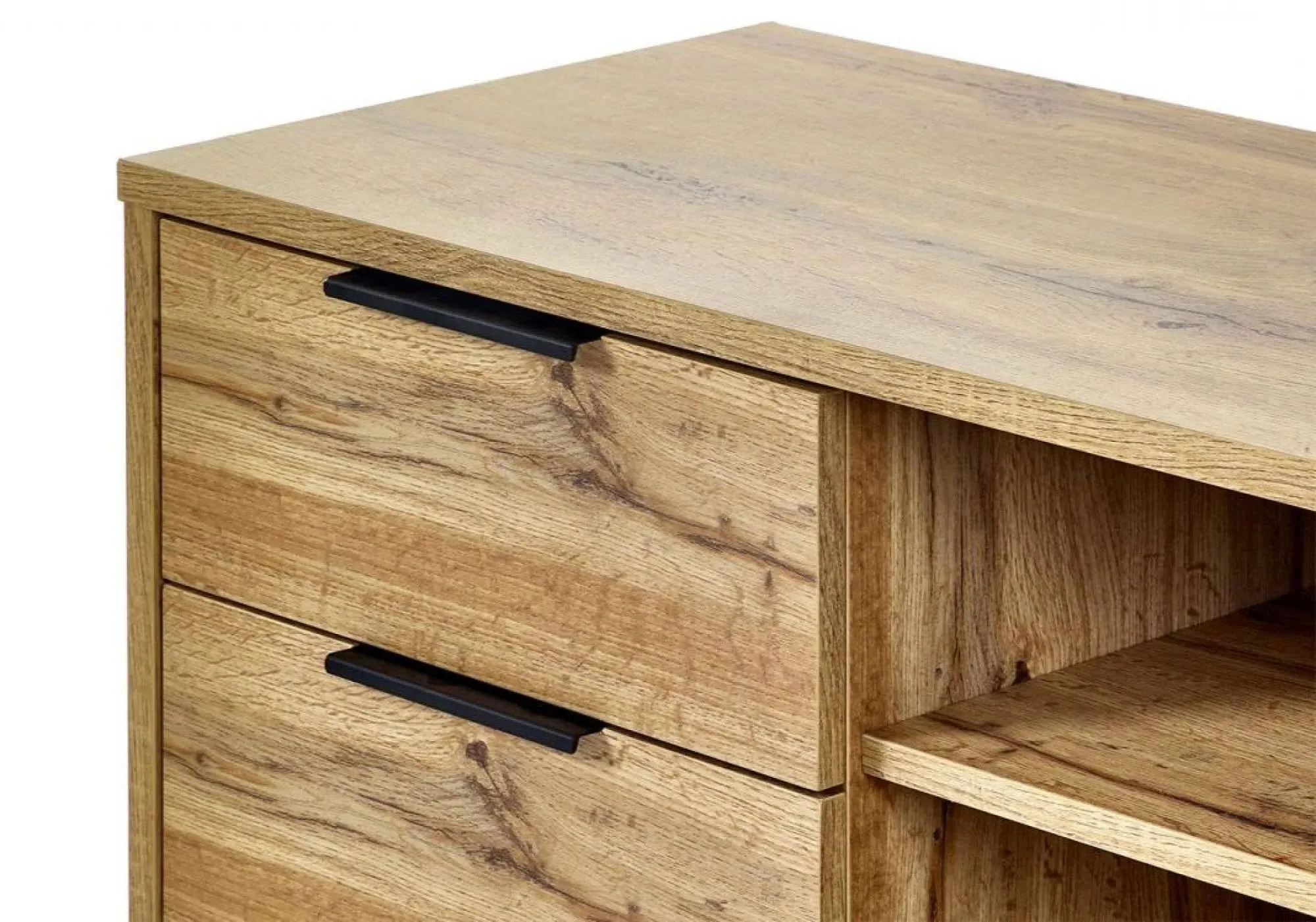 Bali 135cm TV Unit - Light Oak