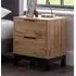 Bali 2 Drawer Bedside Cabinet - Oak